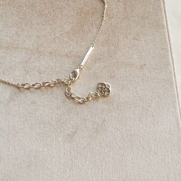 Kendra Scott Ari Heart Gold Turquoise Magnesite Pendant Necklace New - Picture 4 of 4